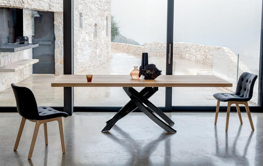 tavolo artistico legno rettangolare bontempi eenterior