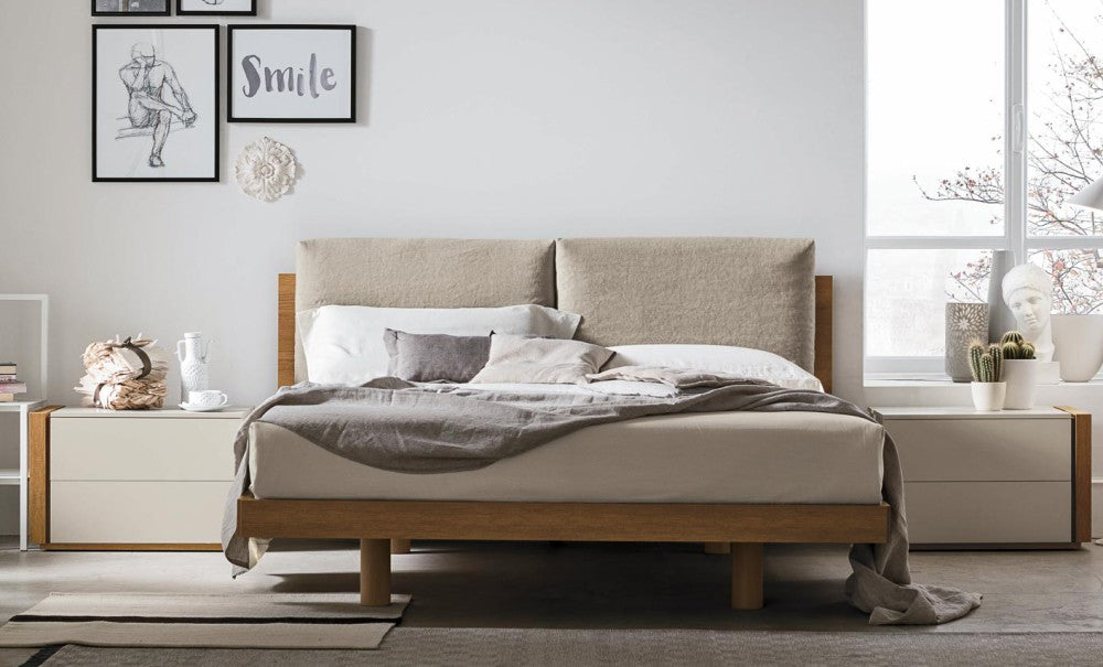 Letto Nikki due cuscini di Tomasella eenterior