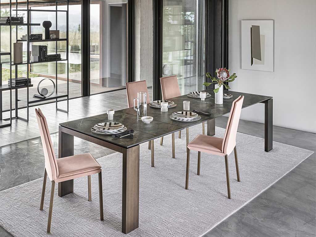 Tavolo Riflessi Tavoli Quadrati Cristallo Riflessi Tavoli In