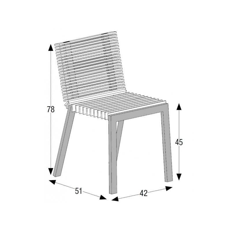 Steps Chair | Lago [category] SKU sed070m